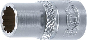 Hylsa Tolvkant | 6,3 mm (1/4") | 7 mm