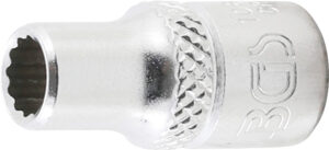 Hylsa Tolvkant | 6,3 mm (1/4") | 7/32"