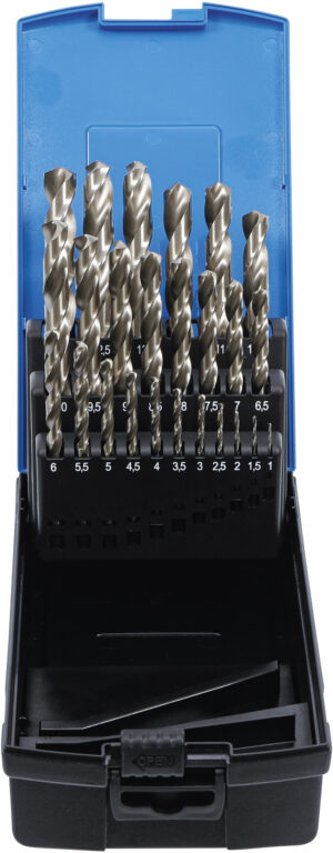 HSS-Spiralborr-sats | 1 - 13 mm | 25 delar