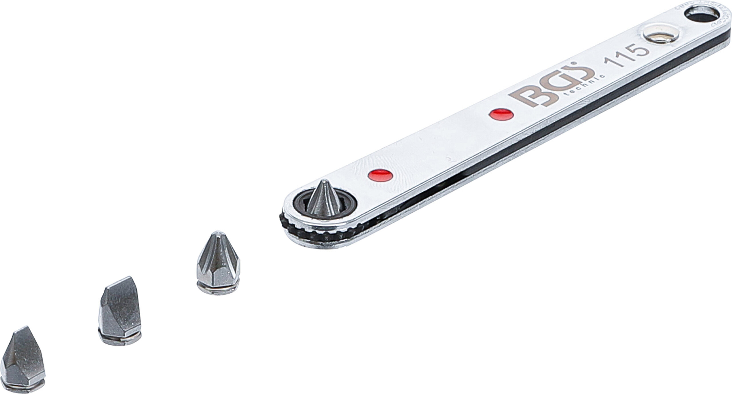 Special-Bit-spärrskaft, ultratunnt | Inre sexkant 6,3 mm (1/4") | inkl. 4 Special-Bits