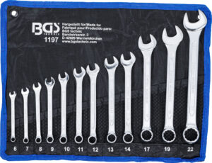 U-ringnyckel-sats | 6 - 22 mm | 12 delar