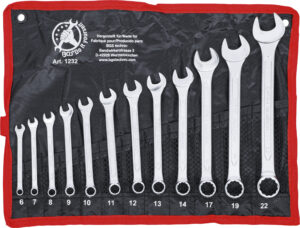 U-ringnyckel-sats | 6 - 22 mm | 12 delar