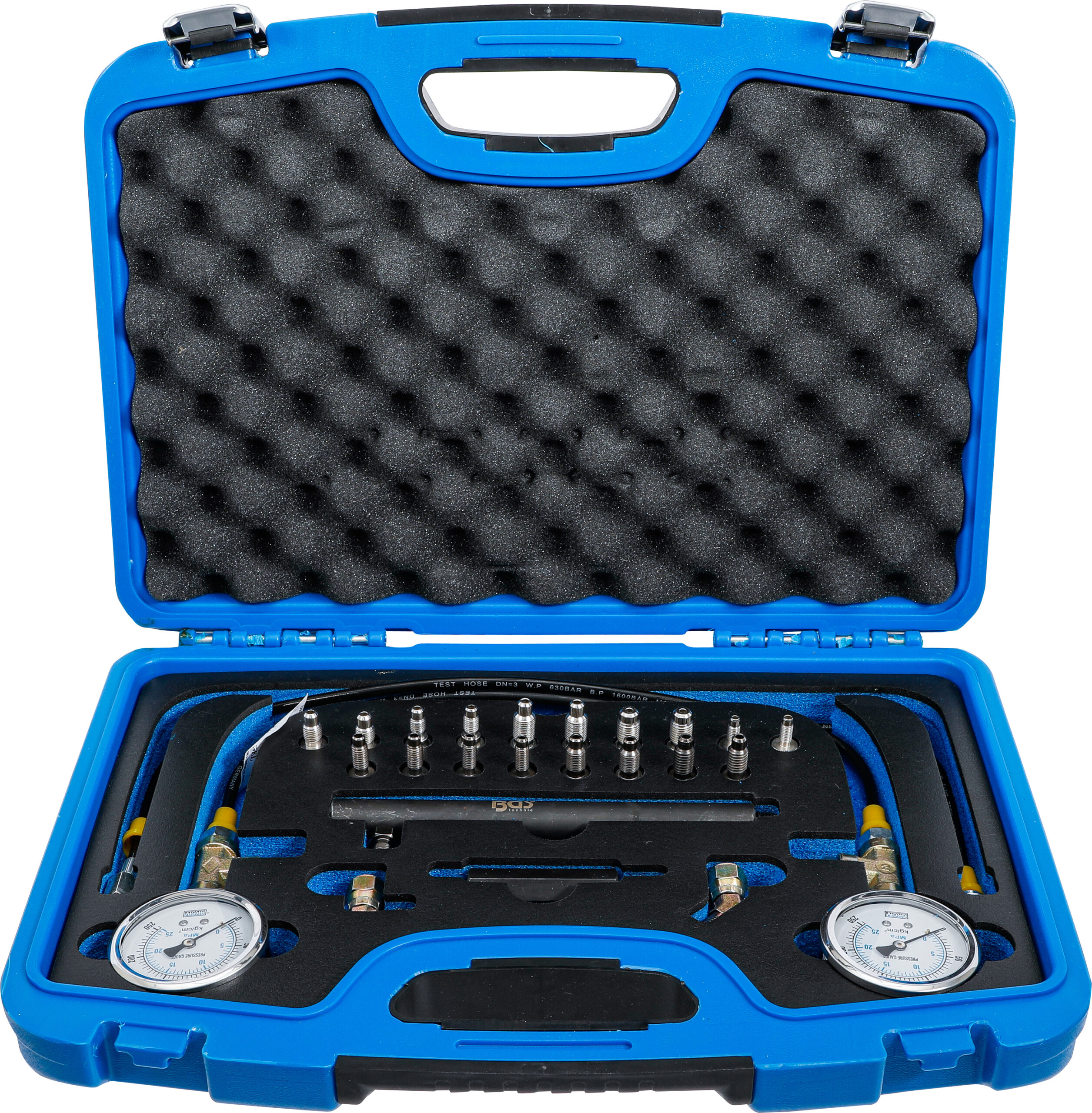 Bromstryck-testmanometer-sats