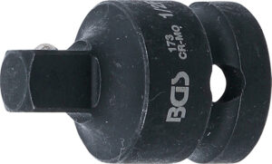 Kraft-Hylsnyckel-Adapter | Inre fyrkant 12,5 mm (1/2") - Yttre fyrkant 10 mm (3/8")