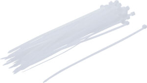 Buntband-sortiment | vitt | 4,8 x 250 mm | 50 delar