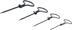 Handborrsats | 2,5 - 5 mm | 4 delar