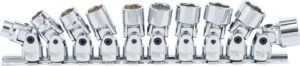 Kardanaxel-Insats-sats Sexkant | 10 mm (3/8") | 10 - 19 mm | 10 delar