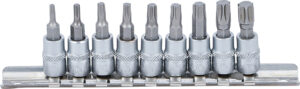Bit-Insats-sats | 6,3 mm (1/4") | T-Profil (för Torx) T10 - T50 | 9 delar