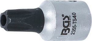 Bit-Insats | 6,3 mm (1/4") | TS-Profil (för Torx Plus) med borrning TS40