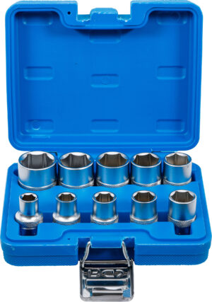 Hylsa-sats Sexkant | 12,5 mm (1/2") | Tumsstorlekar | 10 delar