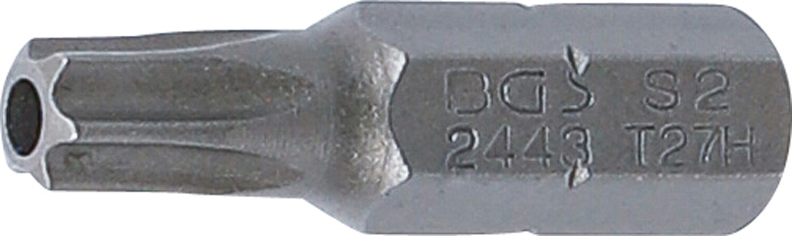 Bit | Längd 25 mm | Yttre sexkant 6,3 mm (1/4") | T-Profil (för Torx) med borrning T27