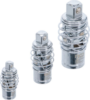 Kardanaxel-sats | med fjäder | 6,3 mm (1/4") / 10 mm (3/8") / 12,5 mm (1/2") | 3 delar