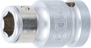 Bit-Adapter med spärrkula | Inre fyrkant 12,5 mm (1/2") | Inre sexkant 10 mm (3/8")
