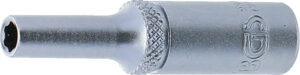 Hylsa Super Lock, djup | 6,3 mm (1/4") | 4 mm