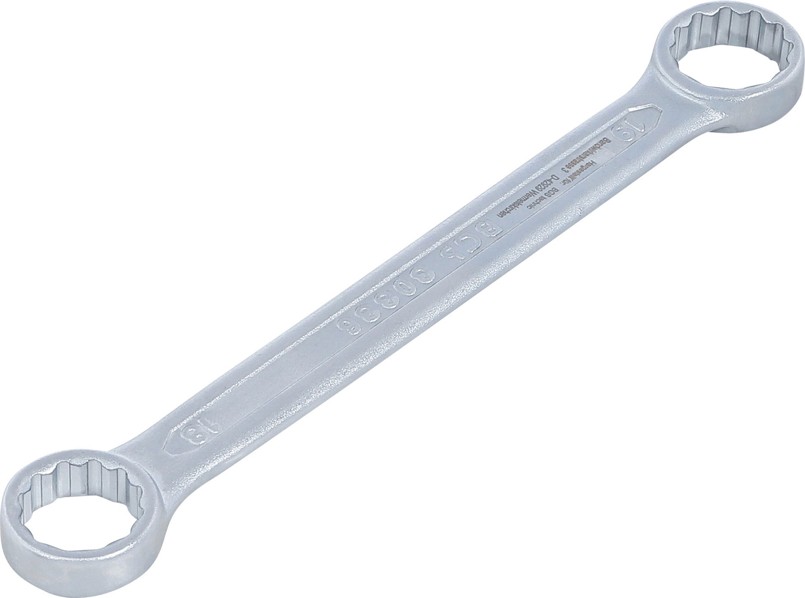 Dubbel-ringnyckel | extra platt | 18 x 19 mm