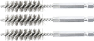 Stålborste | 13 mm | 6,3 mm (1/4") | 3-delig