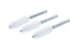 Nylonborste | 14 mm | 6,3 mm (1/4") | 3-delig