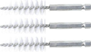 Nylonborste | 16 mm | 6,3 mm (1/4") | 3-delig