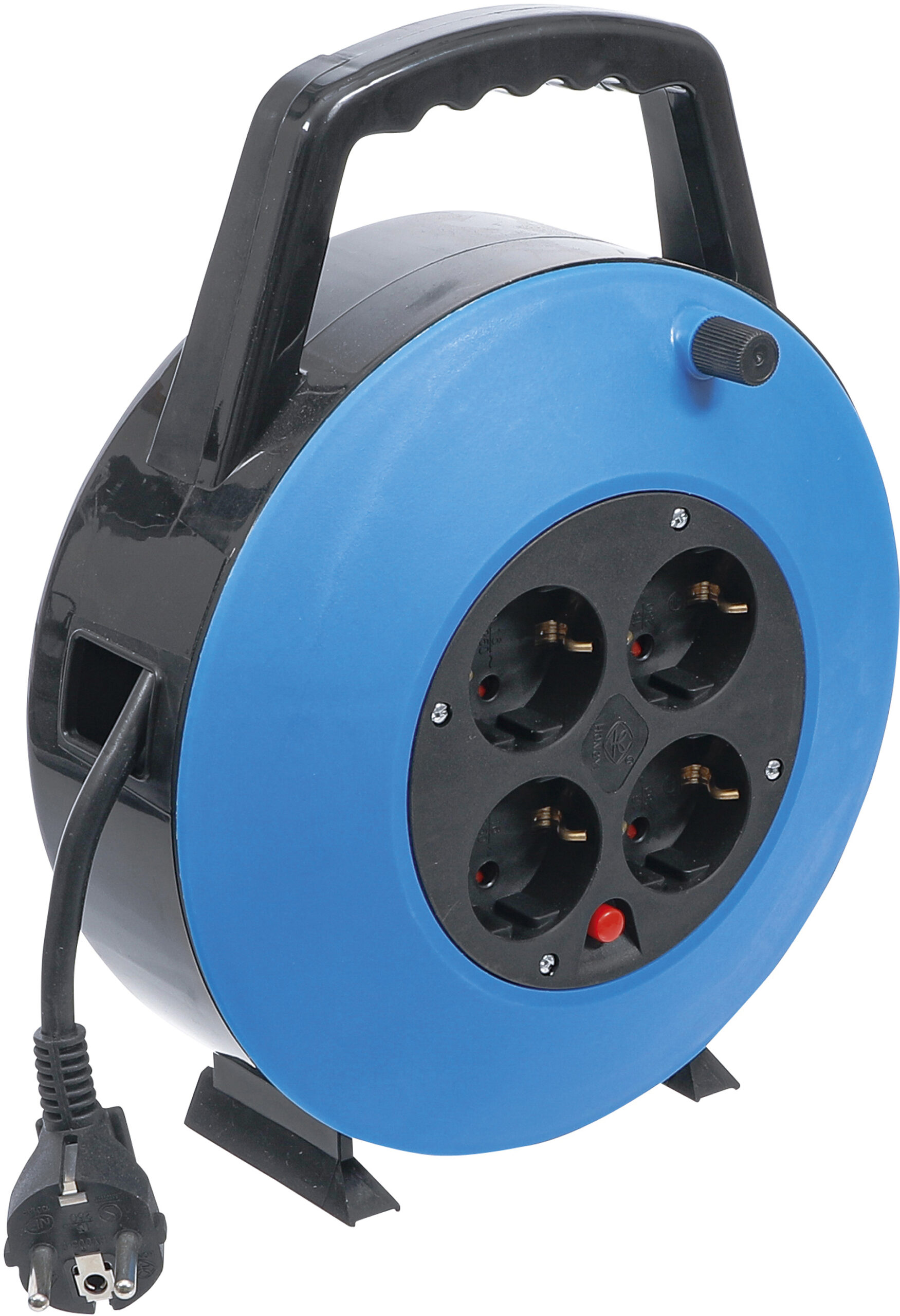 Kabelbox | 10 m | 3 x 1,5 mm² | 4 uttag | IP 20 | 3000 W