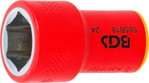 VDE-hylsa sexkant | 10 mm (3/8") | 18 mm