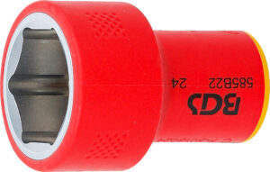 VDE-hylsa sexkant | 10 mm (3/8") | 22 mm