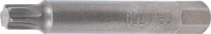 Bit | Längd 75 mm | Yttre sexkant 10 mm (3/8") | T-Profil (för Torx) T50
