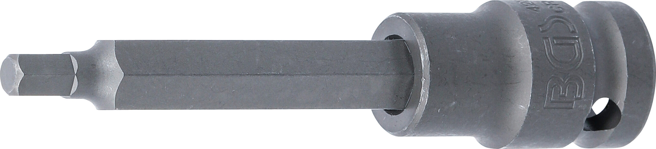 Kraft-Bit-Insats | Längd 100 mm | 12,5 mm (1/2") | Inre sexkant 6 mm