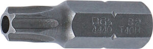 Bit | Längd 30 mm | Yttre sexkant 8 mm (5/16") | T-Profil (för Torx) med borrning T40