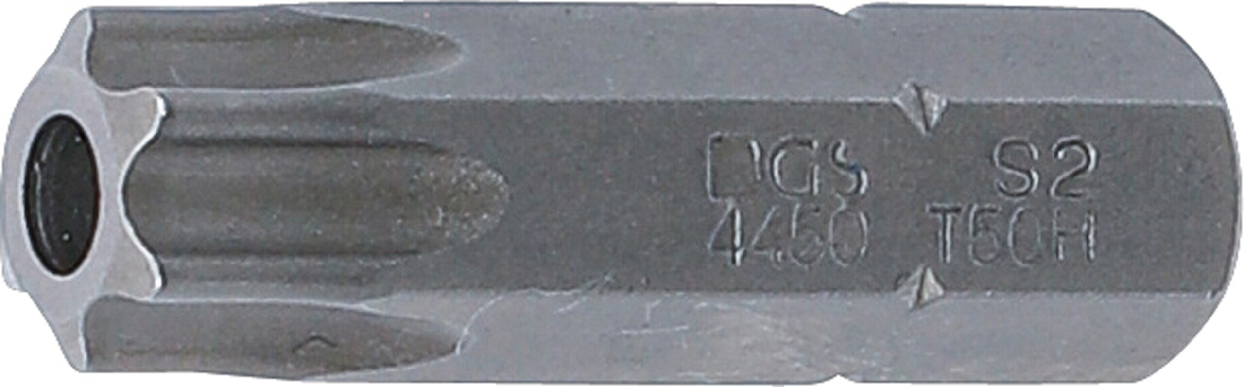 Bit | Längd 30 mm | Yttre sexkant 8 mm (5/16") | T-Profil (för Torx) med borrning T50