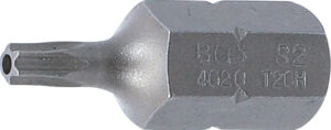 Bit | Längd 30 mm | Yttre sexkant 10 mm (3/8") | T-Profil (för Torx) med borrning T20