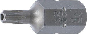 Bit | Längd 30 mm | Yttre sexkant 10 mm (3/8") | T-Profil (för Torx) med borrning T25