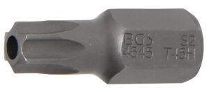 Bit | Längd 30 mm | Yttre sexkant 10 mm (3/8") | T-Profil (för Torx) med borrning T45