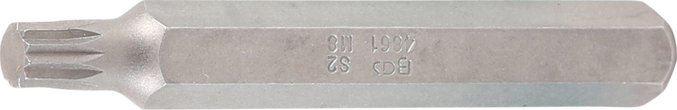 Bit | Längd 75 mm | Yttre sexkant 10 mm (3/8") | Inre mångtandad (för XZN) M8