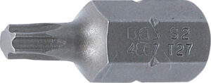 Bit | Längd 30 mm | Yttre sexkant 10 mm (3/8") | T-Profil (för Torx) T27