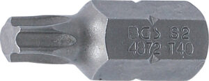 Bit | Längd 30 mm | Yttre sexkant 10 mm (3/8") | T-Profil (för Torx) T40