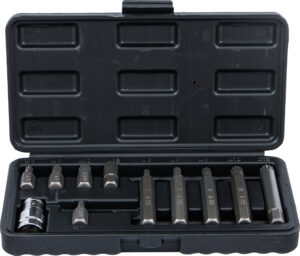 Bit-sats | Yttre sexkant 10 mm (3/8") | Inre mångtandad (för XZN) | 11 delar
