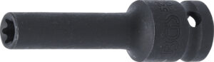 Krafthylsa E-profil, djup | 12,5 mm (1/2") | E10
