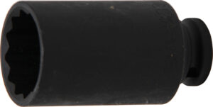 Krafthylsa Tolvkant, djup | 12,5 mm (1/2") | 33 mm