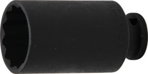 Krafthylsa Tolvkant, djup | 12,5 mm (1/2") | 34 mm