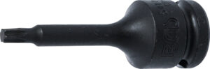 Kraft-Bit-Insats | Längd 75 mm | 12,5 mm (1/2") | T-Profil (för Torx) T30