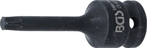 Kraft-Bit-Insats | Längd 75 mm | 12,5 mm (1/2") | T-Profil (för Torx) T45