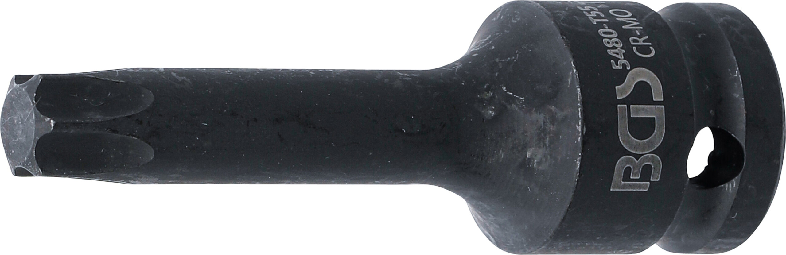 Kraft-Bit-Insats | Längd 75 mm | 12,5 mm (1/2") | T-Profil (för Torx) T55