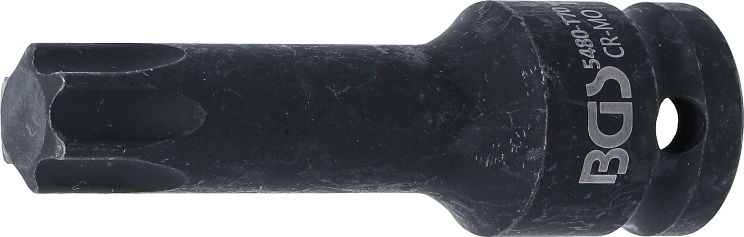 Kraft-Bit-Insats | Längd 75 mm | 12,5 mm (1/2") | T-Profil (för Torx) T70