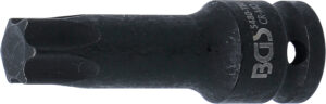 Kraft-Bit-Insats | Längd 75 mm | 12,5 mm (1/2") | T-Profil (för Torx) T80