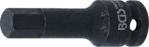 Kraft-Bit-Insats | Längd 75 mm | 12,5 mm (1/2") | Inre sexkant 14 mm