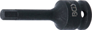 Kraft-Bit-Insats | Längd 75 mm | 12,5 mm (1/2") | Inre sexkant 8 mm