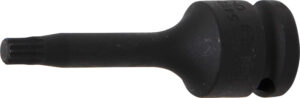 Kraft-Bit-Insats | Längd 75 mm | 12,5 mm (1/2") | Inre mångtandad (för XZN) M8