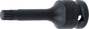 Kraft-Bit-Insats | Längd 75 mm | 12,5 mm (1/2") | Inre mångtandad (för XZN) M9