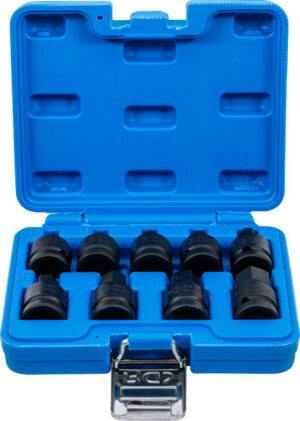 Kraft-Bit-Insats-sats | 12,5 mm (1/2") | Inre sexkant 5 - 19 mm | 9 delar