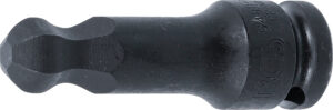 Kraft-Bit-Insats | Längd 75 mm | 12,5 mm (1/2") | Inre sexkant med kulhuvud 15 mm